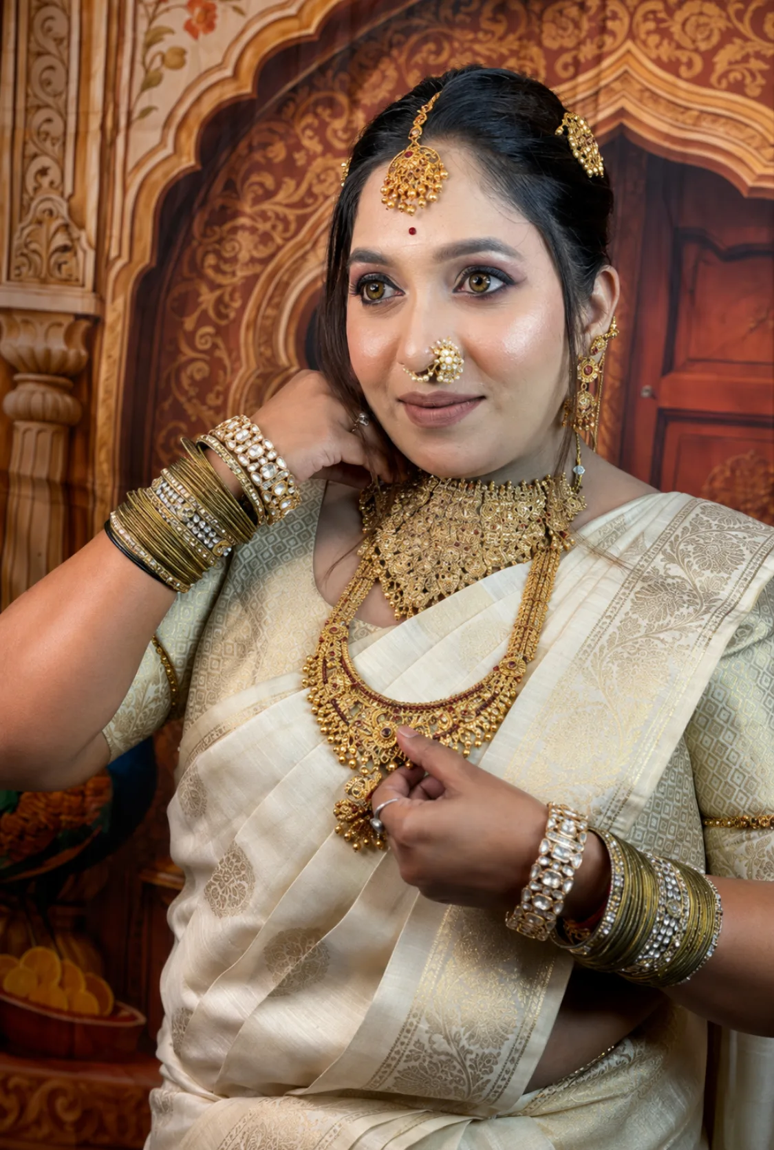 Long-lasting bridal makeup look in Navi Mumbai